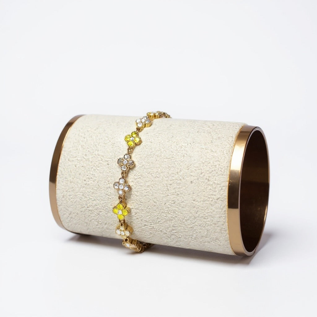 Bracelet Rosée fleurie