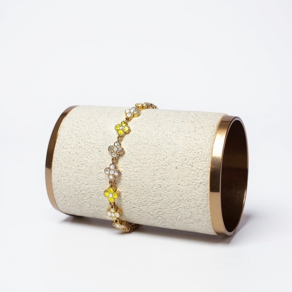 Bracelet Rosée fleurie