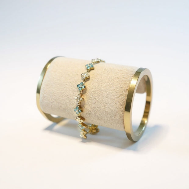 Bracelet Rosée fleurie