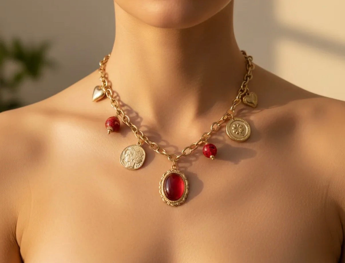 Collier Charms Signature Vintage