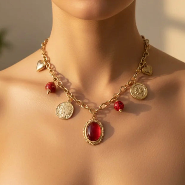 Collier Charms Signature Vintage
