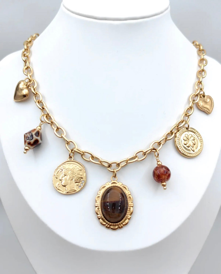 Collier Charms Signature Vintage