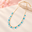 Collier Éclats de couleur – Turquoise